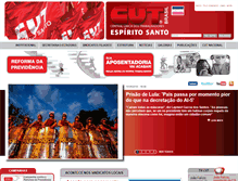 Tablet Screenshot of cut-es.org.br